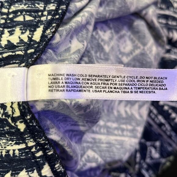 Bobbie Brooks Strapless Pull Up Jumpsuit Medium Jogger Elastic Tie Waist Boho - Picture 5 of 10